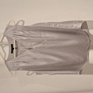 White House Black Market silver tank